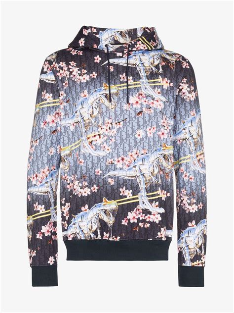 dior and sorayama print hoodie|Dior x Sorayama Blue Gradient Oblique Hoodie .